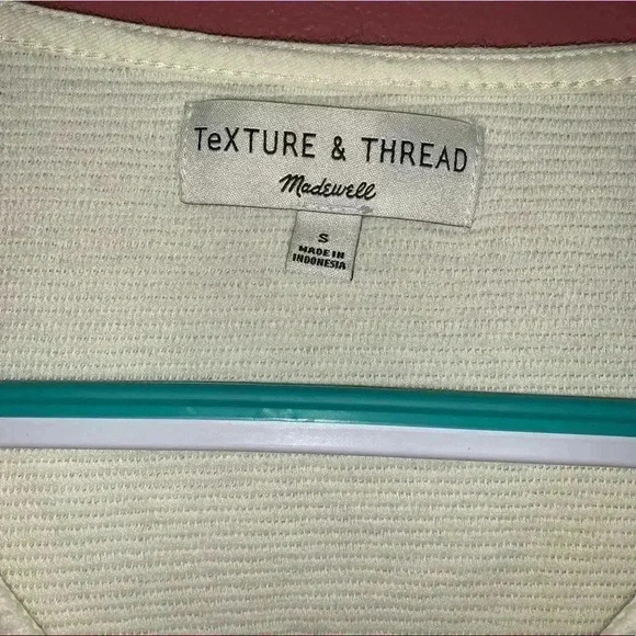 Madewell Texture & Thread White Top - Picture 3 of 5